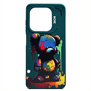 Чехол-накладка - SC335 для "TECNO Spark 20/Spark 20C" (медведь) (dark green)