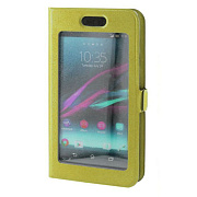 Универсальный чехол-книжка Activ Magic Window Check 3.5-4.0 (orange)