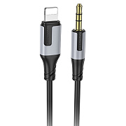 Кабель Lightning - 3.5mm Borofone BL19 Creator  100см   (black)