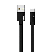 Кабель USB - Type-C Remax RC-094a Kerolla  100см 2,1A  (black)