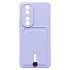 Чехол-накладка - SC304 с картхолдером для "Honor 90" (light violet) (228159)