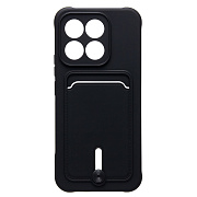 Чехол-накладка - SC304 с картхолдером для "Honor X8c" (black) (239105)