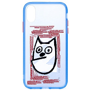 Чехол-накладка - PC046 для "Apple iPhone X/iPhone XS" 02 (blue)