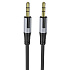 Кабель AUX (папа-папа) Borofone BL19 Creator  100см   (black)