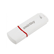 Флэш накопитель USB 16 Гб Smart Buy Crown Compact (white) 
