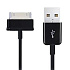 Кабель USB - Samsung 30-pin Glossar P1000 7,5W 100см 1,5A  (black)