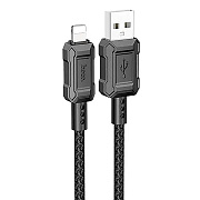 Кабель USB - Apple lightning Hoco X94 Leader 12W 100см 2,4A  (black)