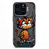Чехол-накладка - SC335 для "Apple iPhone 14 Pro"  (тигр) (gray)