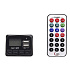 Автомобильный FM-трансмиттер - M-644  2USB, mini jack 3,5 мм (black)