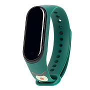 Ремешок - WB01 Xiaomi Mi Band 3/Mi Band 4 силикон (017) (green)