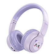 Bluetooth-наушники полноразмерные Hoco W60 Rhyme (детские) (dream purple)