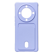 Чехол-накладка - SC304 с картхолдером для "Huawei  Honor X9a" (light violet) (217951)