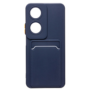 Чехол-накладка - SC337 с картхолдером для "Honor X7b 5G" (dark blue) (231290)