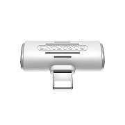 Переходник Lightning (м) - Lightning (п) Borofone BV6 3см (white)