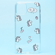 Чехол-накладка - SC224 для "Apple iPhone 12 mini" (002) (прозрачный)