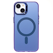 Чехол-накладка - SM025 SafeMag для "Apple iPhone 14/iPhone 13" (blue) (232108)