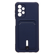 Чехол-накладка - SC304 с картхолдером для "Samsung SM-A047 Galaxy A04s" (dark blue) 