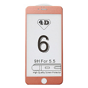 Защитное стекло Full Screen Activ 3D для "Apple iPhone 6 Plus/iPhone 6S Plus" (rose)